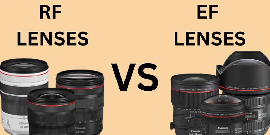 what is rf vs ef lens