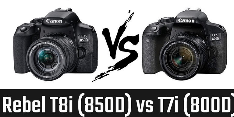 Comparison guide: Canon t8i vs Canon t7i - which one is worth buying? canon rebel t8i vs t7i